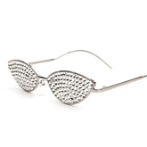 SAINTCHiC Sunglasses CAT-EYE Rhinestone Sun Glasses